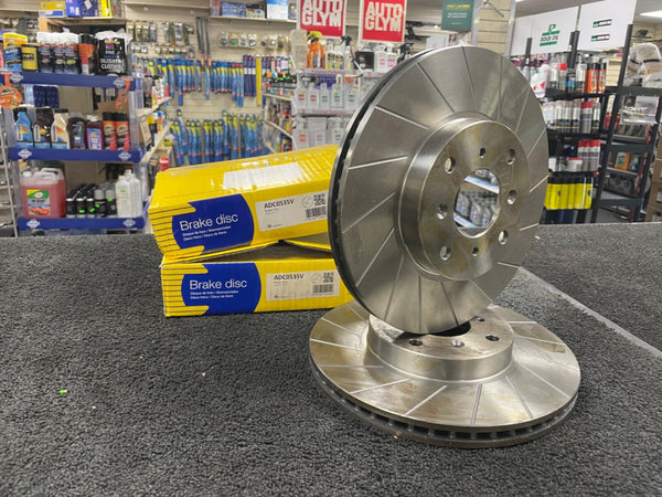 FOR HONDA PRELUDE 2.2 2.3 FRONT GROOVED BRAKE DISC 282MM 