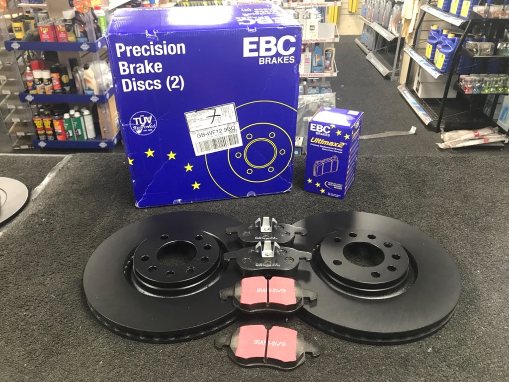 FOR VAUXHALL ASTRA ZAFIRA  VXR BRAKE DISC  BRAKE PADS FRONT  EBC 