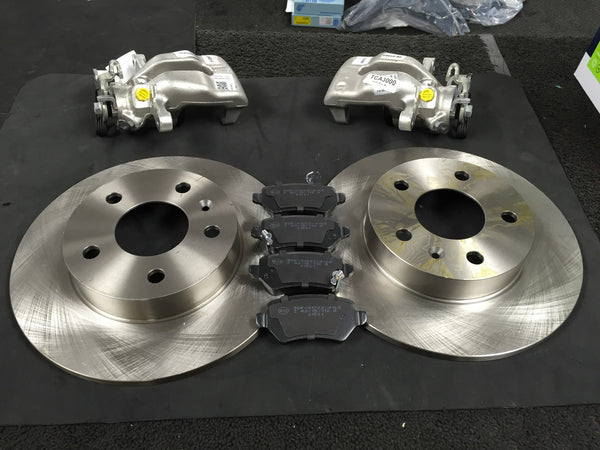 VAUXHALL ZAFIRA 1.7 1.9CDTi TURBO 06-2011 REAR BRAKE DISC PADS 2 REAR CALIPERS