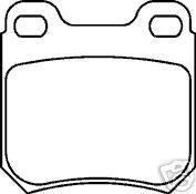 VAUXHALL  OMEGA VAUXHALL VECTRA BRAKE PADS MINTEX  REAR