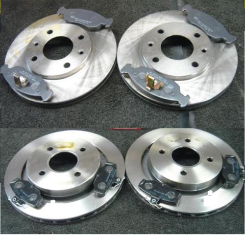 FORD MONDEO 2.5 COUGAR 2.5 FRONT & REAR BRAKE DISCS PAD