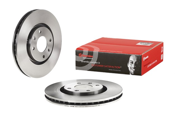 CITROEN C3/C5/XSARA/DS FRONT BRAKE DISCS.BREMBO 09.9619.10.Vented.