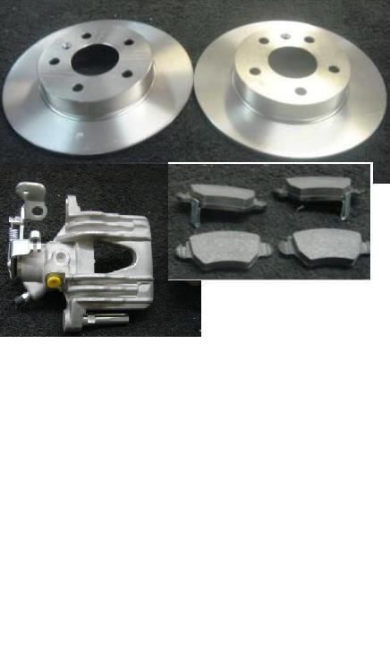VAUXHALL ASTRA G MK4 1.4 1.6 1.7TD 2.0TD BRAKE CALIPER REAR BRAKE DISC PAD NS 5S