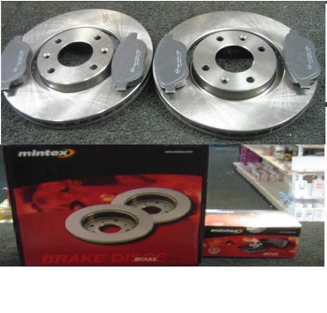 PEUGEOT 307CC SW HATCHBACK 1.4 1.6 2.0 HDI BRAKE DISC BRAKE PADS MINTEX 283mm 