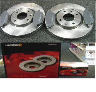 PEUGEOT 307CC SW HATCHBACK 1.4 1.6 2.0 HDI BRAKE DISC BRAKE PADS MINTEX 283mm 
