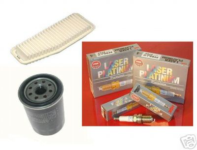 FOR TOYOTA PREVIA OIL AIR SPARK PLUGS 2.4 CDX 2000 ON