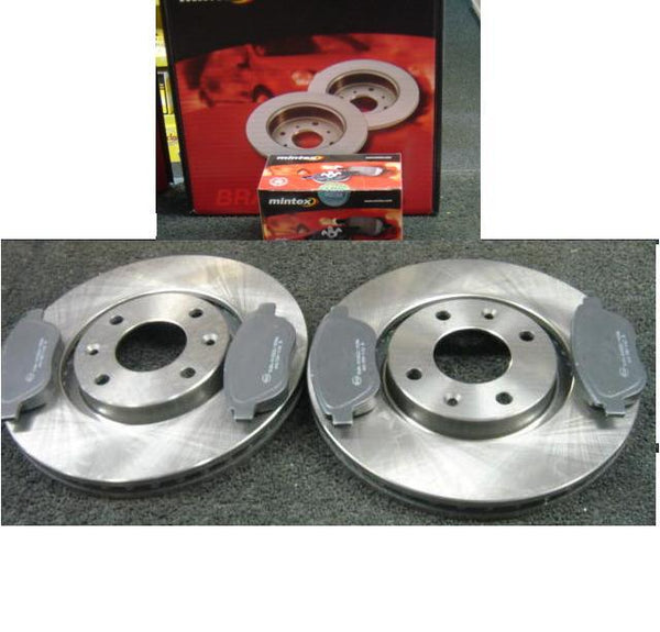 CITROEN C4 GRAND PICASSO VTR+ 1.6HDi 11 0 BRAKE DISC BRAKE PADS MINTEX FRONT