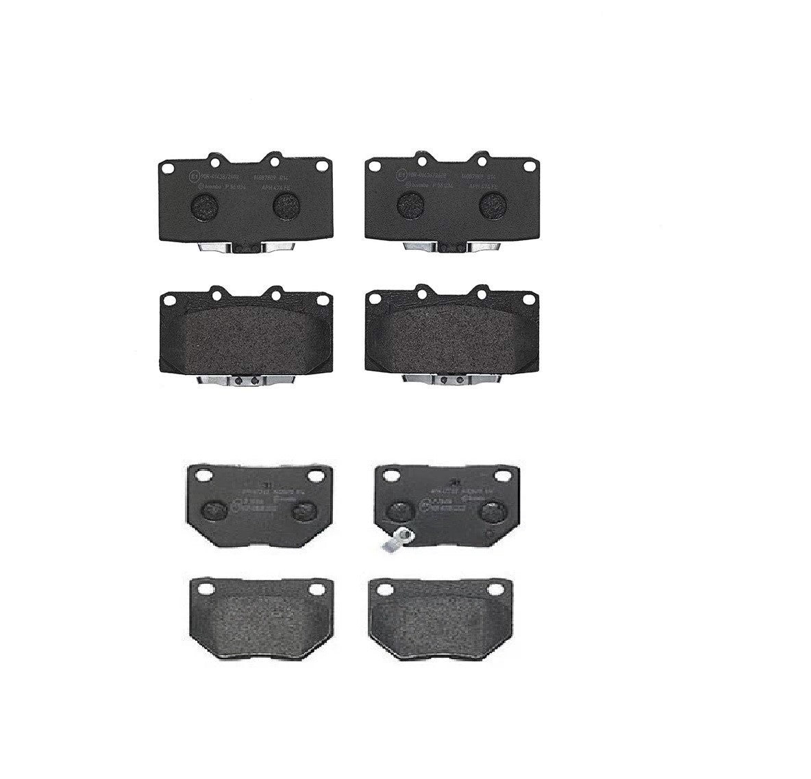 FOR MPREZA WRX TURBO AWD (MK2 (GD))  BREMBO BRAKE PADS REAR