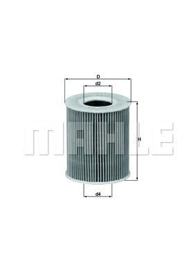 MAHLE OX 203D OIL  FILTER 