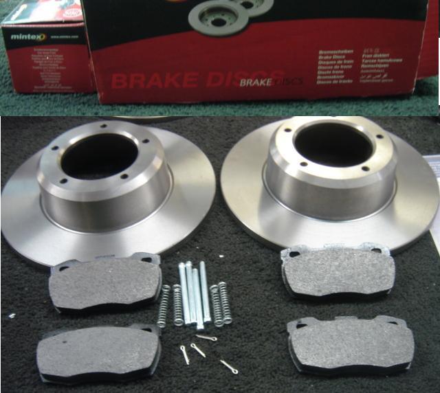 LANDROVER DEFENDER 90 110 200 300 TD5 MINTEX  BRAKE DISCS BRAKE PADS FITTINGS