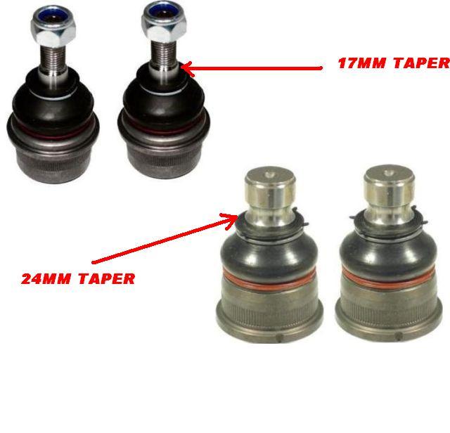 FOR VAUXHALL MOVANO MASTER INTERSTAR LOWER BALL JOINT 24MM UPPER BALL JOINT 17MM