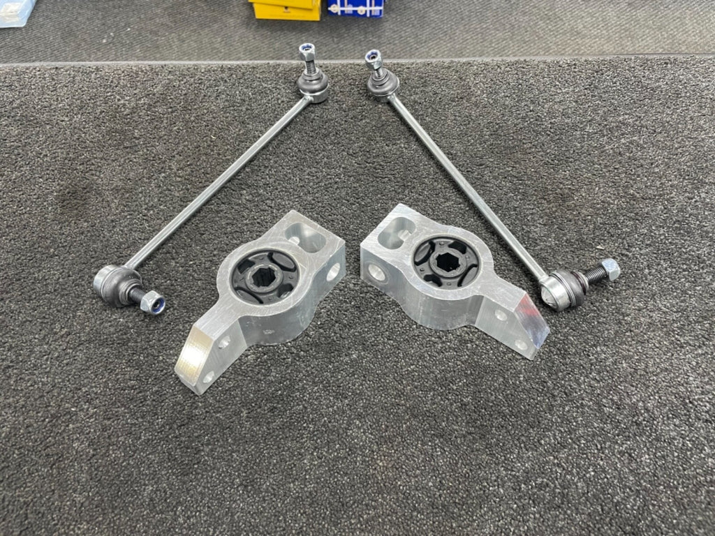 FOR VW PASSAT B6 B7 AUDI Q3 2 FRONT LOWER WISHBONE ARM BUSHES + ANTI ROLL LINKS