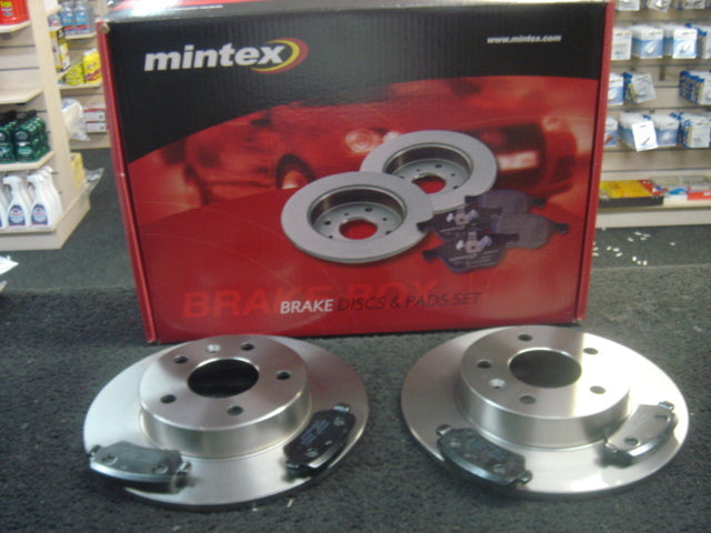 ZAFIRA 1.9CDTI 2.2 MINTEX REAR BRAKE DISCS &PADS