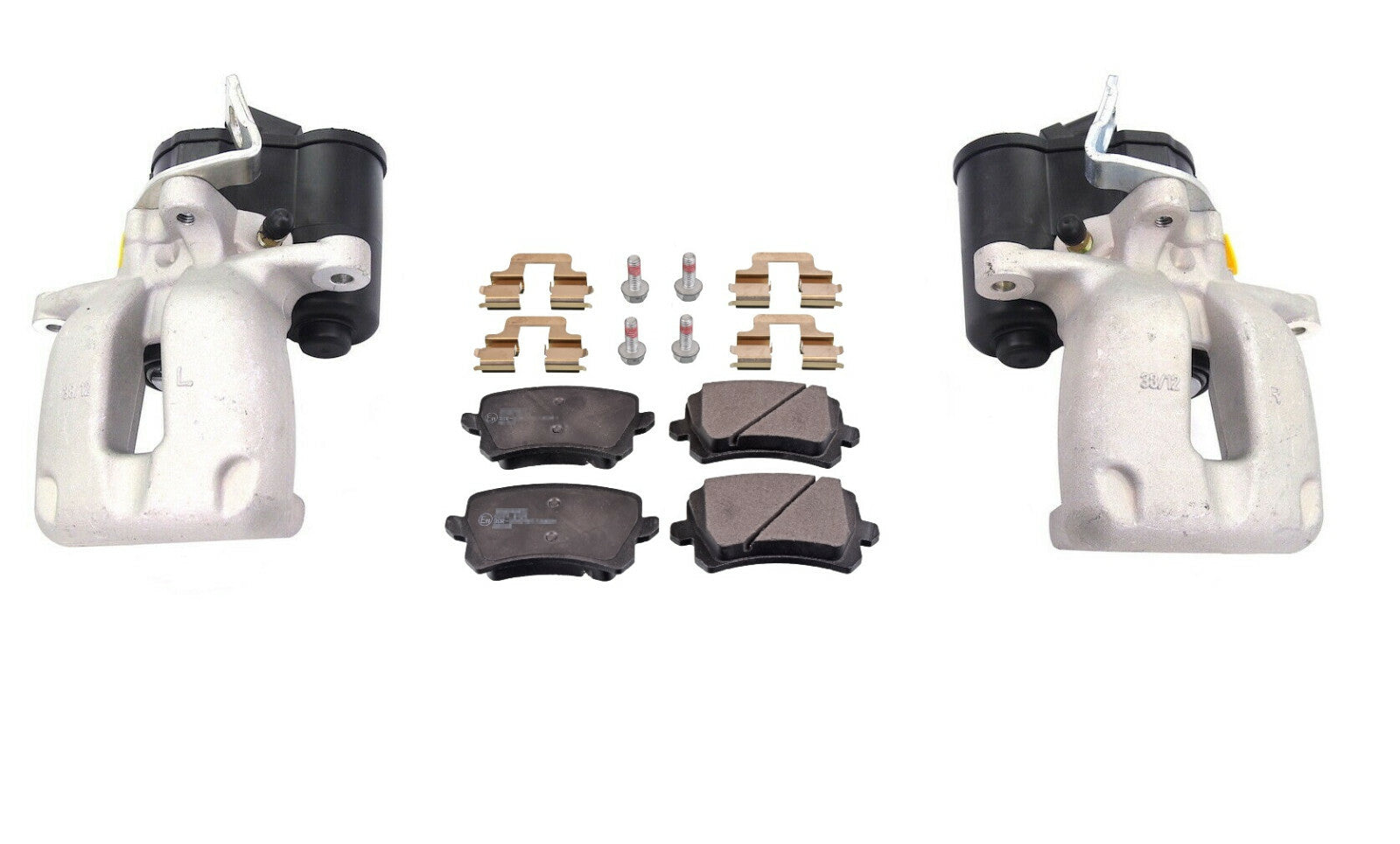 PASSAT B6 3C2 3C5 2005-12 2 REAR BRAKE CALIPER ELECTRIC MOTOR REAR BRAKE PAD