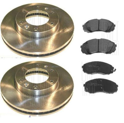 FOR KIA SEDONA 2.7 V6 2006 ON  FRONT BRAKE DISCS BRAKE PADS