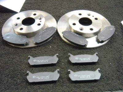 MX5 EUNOS 1.6 2X  REAR BRAKE DISC & FRONT & REAR PADS