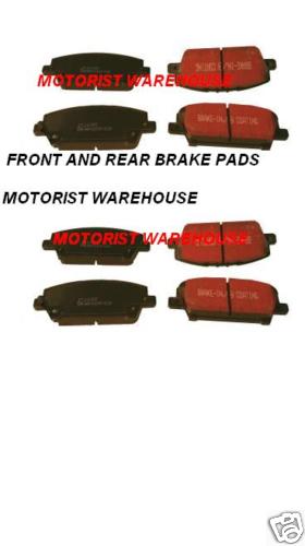 FOR HONDA CIVIC 2.2CTDI 1.4 1.8 06 FRONT & REAR BRAKE PADS