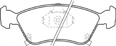 FOR TOYOTA AVENSIS  BRAKE PADS FRONT FULL SET NEW 