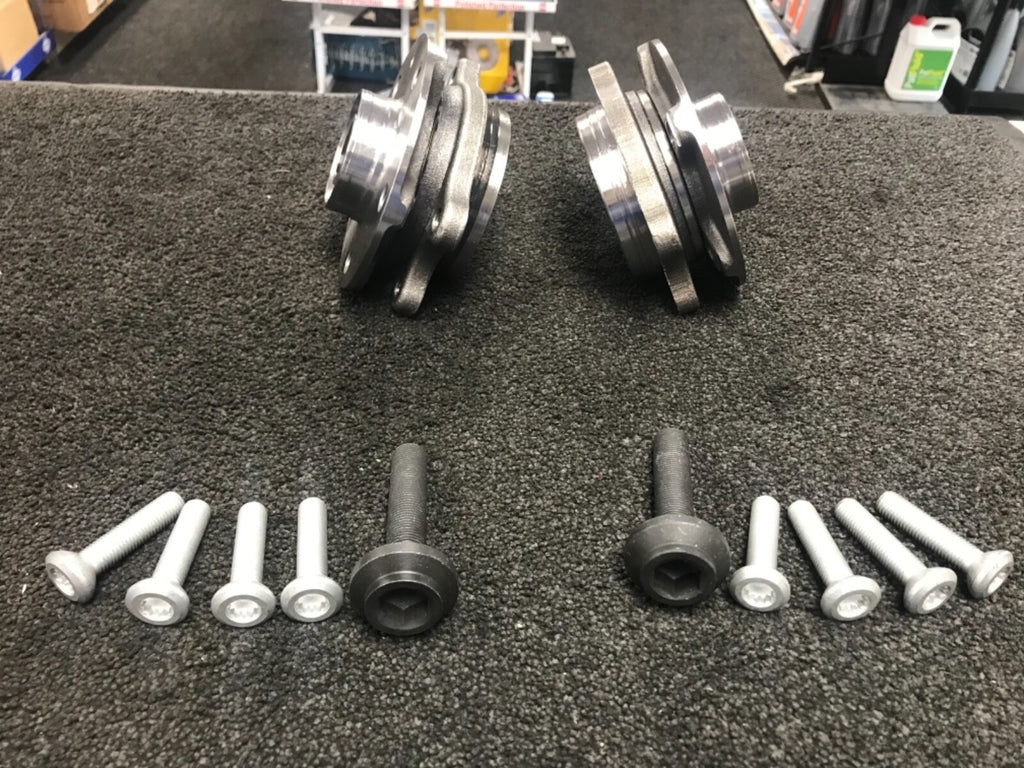 FOR AUDI A4 A5 A6 A7 Q5 RS4 RS5 FRONT WHEEL BEARING HUB FLANGE ASSEMBLY KIT x 2