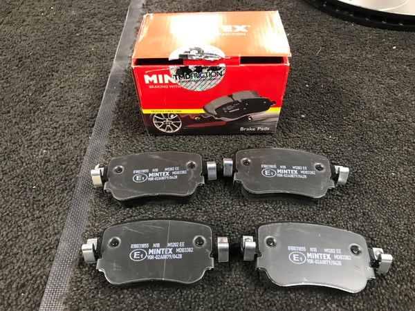 AUDI S1 2.0 QUATTRO BRAKE DISCS DRILLED GROOVED REAR BRAKE PADS 272mm 100pcd