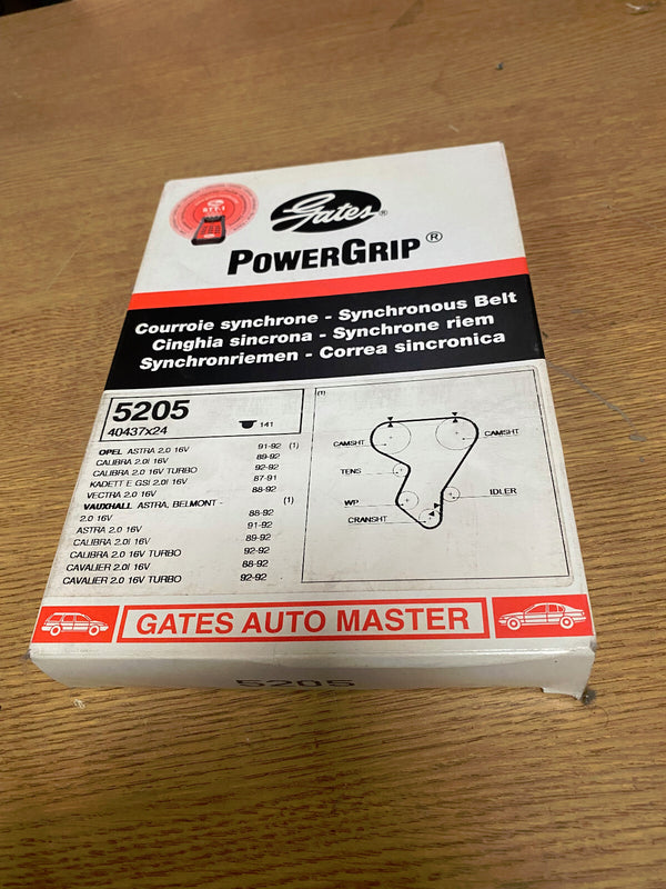 FOR CALIBRA  CAVALIER TURBO GSI C20XE C20LET GATES POWERGRIP TIMING BELT 5205