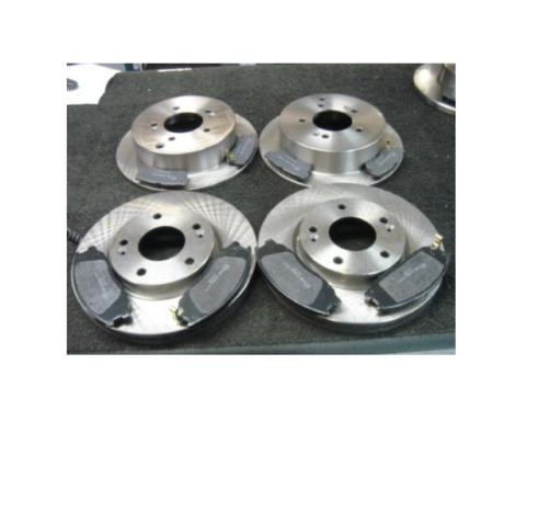 FOR HONDA CIVIC TYPE R FRONT & REAR BRAKE DISCS & PADS NEW