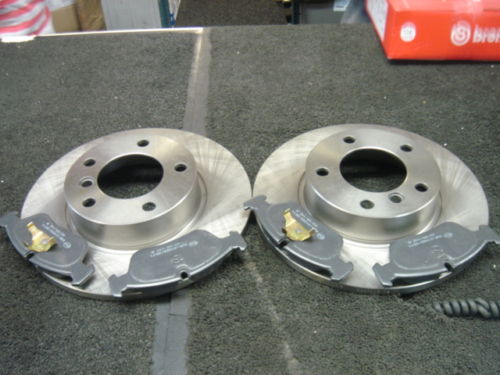 BMW 316 318 E36 COMPACT FRONT BRAKE DISCS &PADS SOLID