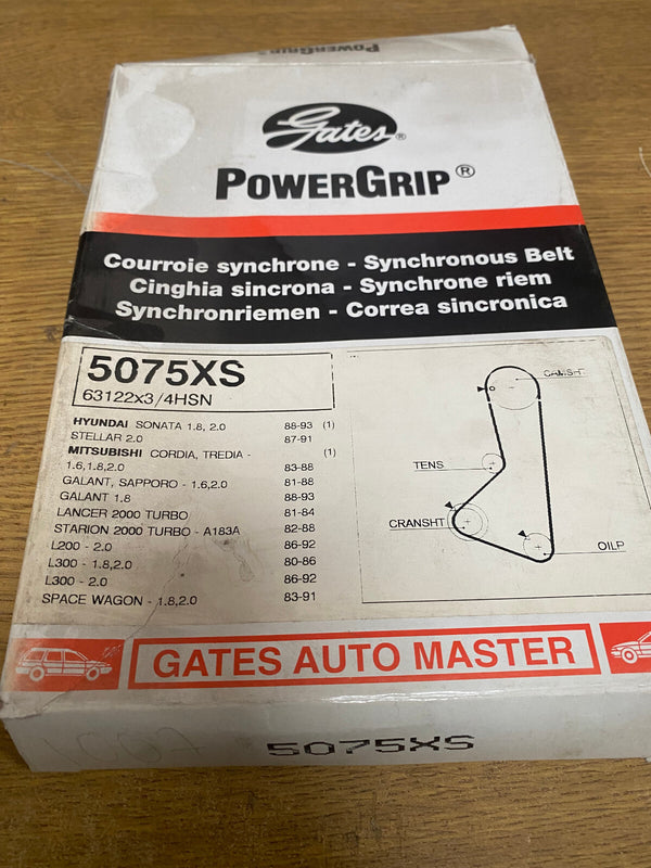 FOR HYUNDAI SONATA MITSUBISHI CORDIA TREDIA GATES POWERGRIP TIMING BELT 5075XS