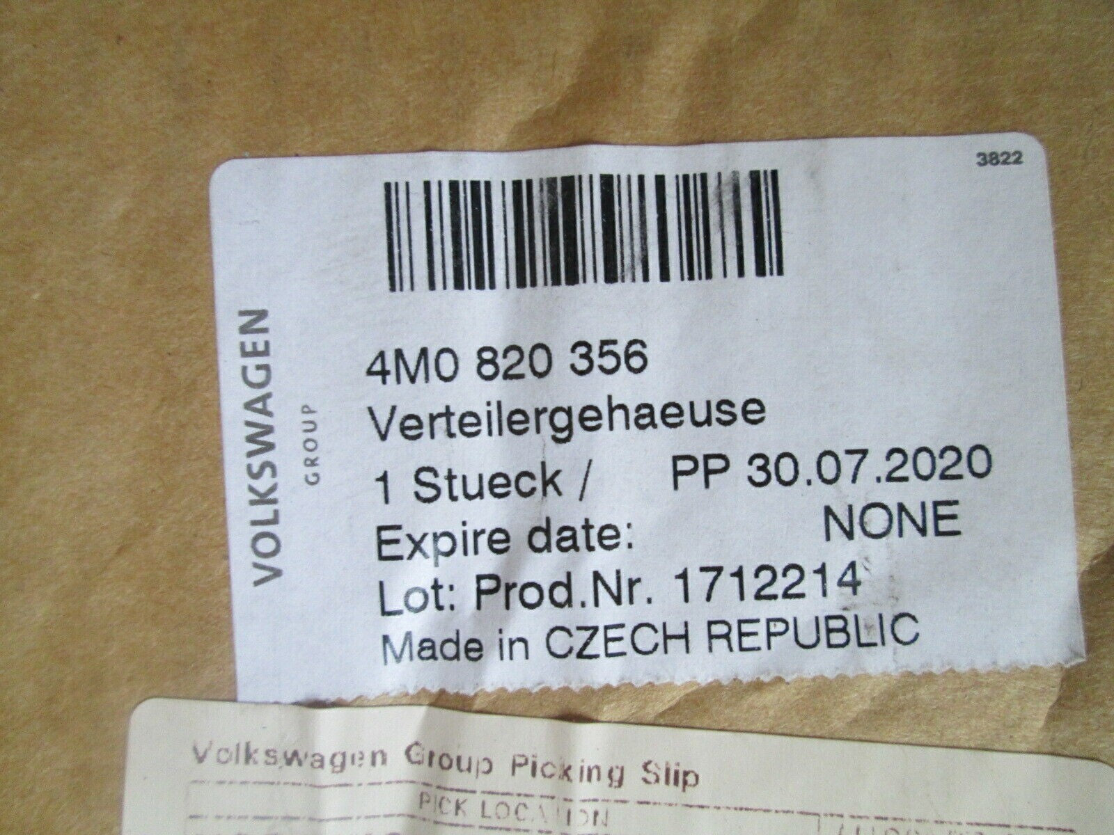 LHD AUDI A4 A5 A6 A7 Q5 Q7 Q8 AIR DISTRIBUTION HOUSING 4M0820356A  GENUINE