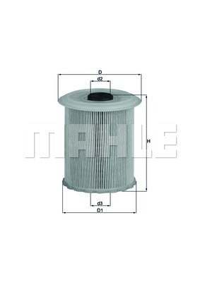 FUEL  FILTER MAHLE KX75D