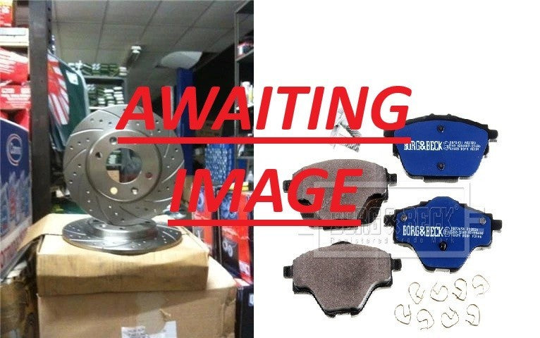 REAR PERFORMANCE DRILLED GROOVED DISCS PADS FITS PEUGEOT 408 GT FASTBACK HYBRID