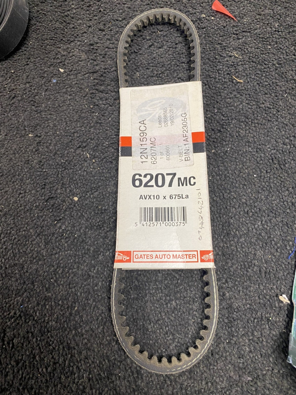GENUINE GATES FAN BELT FITS FORD  FIESTA 1.4 MK 2 (1983-1989) 6207MC