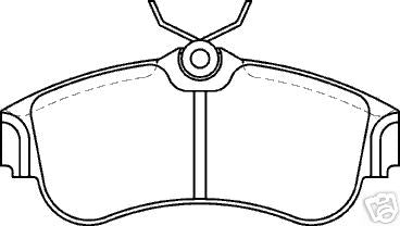 FOR NISSAN PRIMERA BRAKE PADS FRONT P11 1996> NO ABS