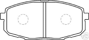 FOR KIA CARENS 1.8 2.0  BRAKE PADS FRONT MINTEX