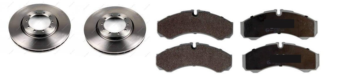 FITS RENAULT MASCOTT 5.5T 6.0T 6.5T FRONT BRAKE DISC BRAKE PADS 290mm
