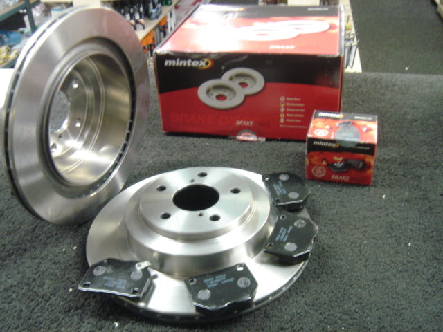  REAR BRAKE DISC 290MM WITH MINTEX PADS FIT FOR IMPREZA WRX GDB 00-06