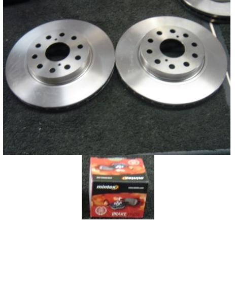 FOR TOYOTA MR2 ROADSTER VVTI 2 REAR BRAKE DISC BRAKE PADS NEW  