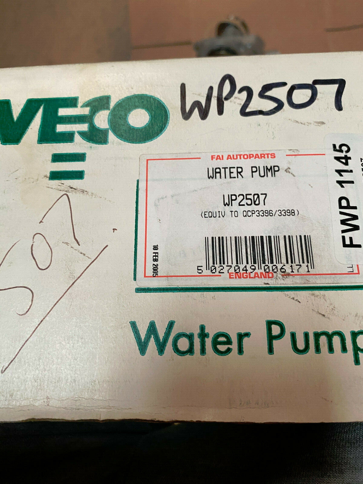 FOR BMW 320 323 325 E21 E30 520i 525e E28 M3 E30 WATER PUMP FWP1403