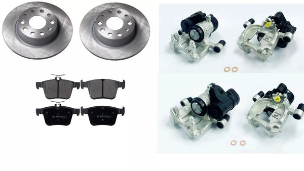 VW TIGUAN SPORT TDI (MK1 5N 2 REAR BRAKE DISC PAD 2 REAR ELECTRIC BRAKE CALIPERS