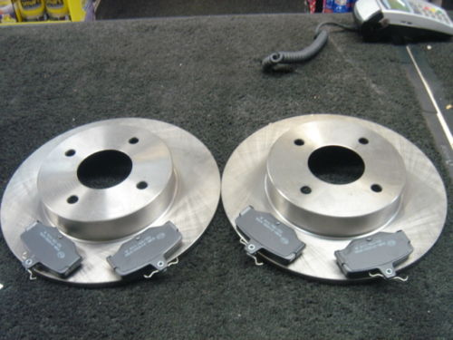 FOR NISSAN ALMERA BRAKE DISCS & PADS REAR N16 2000-2006 SJN CHASSIS
