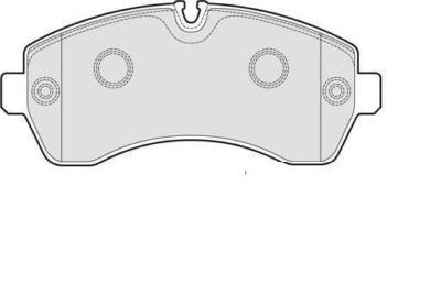 FOR MERCEDES SPRINTER 511 515 VW CRAFTER 2006 BRAKE PADS 