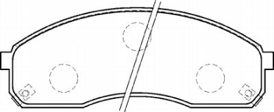FOR KIA SEDONNA 2.5 2.9 BRAKE PADS FRONT MINTEX SUMMITOMO