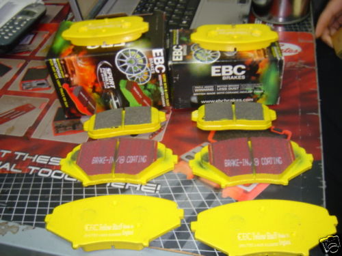MAZDA RX8 BRAKE PADS EBC YELLOW STUFF FRONT REAR EBC YELLOW STUFF 