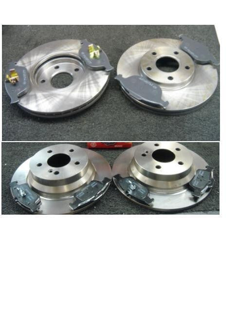 FOR TRANSIT CONNECT 240 LIMITED TDCI MK2 FL  BRAKE DISCS FRONT REAR BRAKE PADS