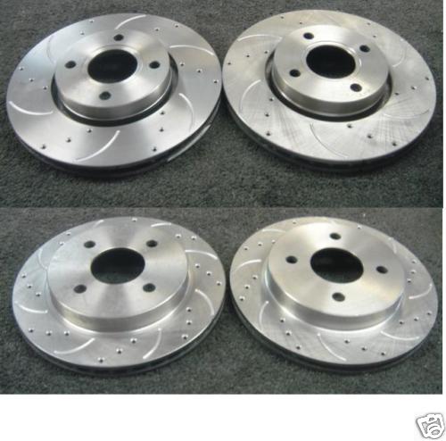 FORD MONDEO 2.5 V6  ST200 ST24 BRAKE DISC DRILLED GROOVED  FRONT REAR