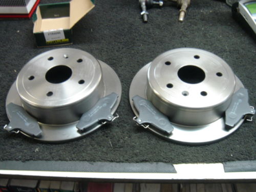 DAEWOO LEGANZA BRAKE DISCS BRAKE PADS REAR 