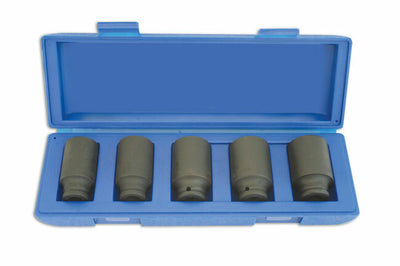 1 X LASER TOOL HUB NUT SOCKET SET 5 PCS