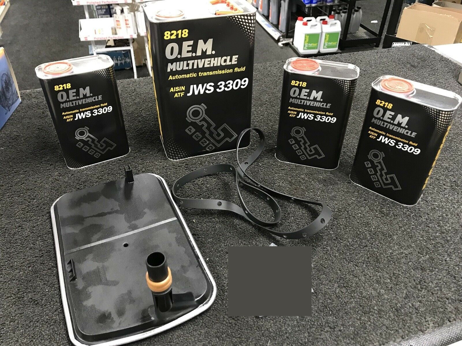 FOR E46 320i 320CI 325i 330i GERMAN AUTOMATIC GEARBOX TRANSMISSION FILTER 7L OIL