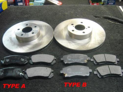 FOR IMPREZA WRX TURBO 1993-2000 BRAKE DISCS PADS 277MM FRNT