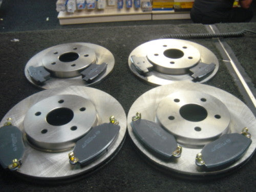 FOR JAGUAR X TYPE 2.2D SPORTS 05-07 BRAKE DISC BRAKE PADS FRONT REAR